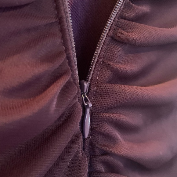 Dark Purple Beaded Gown - Picture 9 of 14